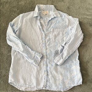 C & C California Light Blue Striped Shirt